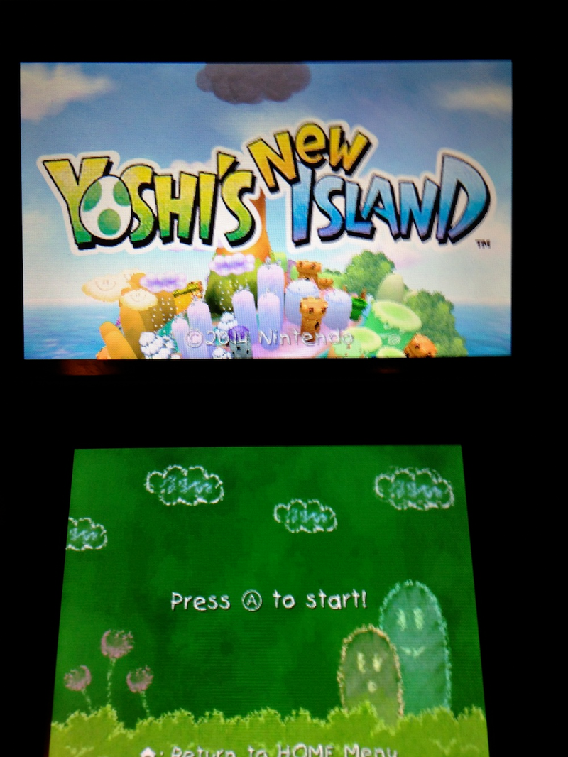 Illustration for article titled The First Screen You See When You Start The New Yoshi's Island